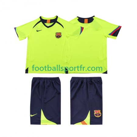 Tenue FC Barcelone 2006 Retro Enfant Exterieur 2005 Maillot de Foot